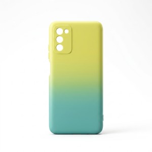 کاور موبایل شیائومی Galaxy A03S / M02S / A02S مدل سیلیکونی دو رنگ ( داخل مخمل ) - کد 101