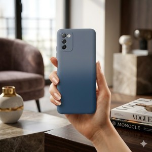 کاور موبایل سامسونگ Galaxy A03S / M02S / A02S مدل سیلیکونی دو رنگ ( داخل مخمل ) - کد 101