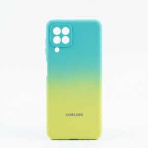 کاور موبایل سامسونگ Galaxy M32 4G / A22 4G مدل سیلیکونی دو رنگ ( داخل مخمل ) - کد 102