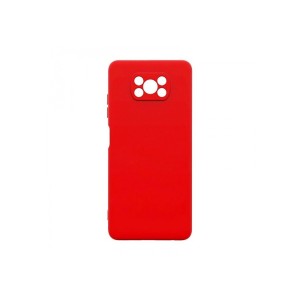 کاور مدل سیلیکونی ( داخل مخمل ) مناسب برای گوشی موبایل شیائومی قرمز Poco X3