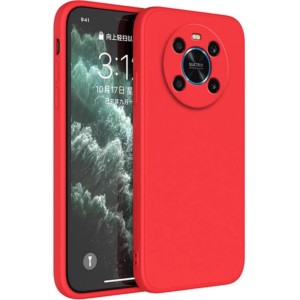کاور مدل سیلیکونی ( داخل مخمل ) مناسب برای گوشی موبایل هوآوی قرمز Honor X9 4G