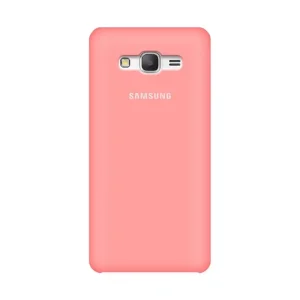 کاور مدل سیلیکونی ( داخل مخمل ) مناسب برای گوشی موبایل سامسونگ صورتی روشن Galaxy J2 Prime