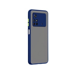 کاور مدل پشت مات مناسب برای گوشی موبایل شیائومی سرمه ای Poco X4 Pro 5G با بهترین کیفیت و بهترین قیمت
