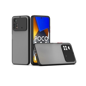 کاور مدل پشت مات مناسب برای گوشی موبایل شیائومی مشکی Poco X4 Pro 5G با بهترین کیفیت و بهترین قیمت