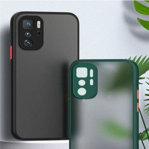 کاور مدل پشت مات مناسب برای گوشی موبایل شیائومی سبز تیره Poco X3 GT با بهترین کیفیت و بهترین قیمت