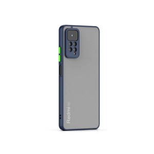 کاور مدل پشت مات مناسب برای گوشی موبایل شیائومی سرمه ای Note 11 Pro 5G با بهترین کیفیت و بهترین قیمت