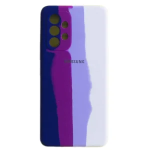 کاور طرح آبرنگی مدل سیلیکونی ( داخل مخمل ) مناسب برای گوشی موبایل سامسونگ Galaxy A53