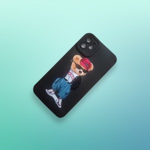 کاور مدل سیلیکونی طرحدار ( داخل مخمل ) مناسب برای گوشی موبایل اپل iphone 11 با بهترین کیفیت و بهترین قیمت