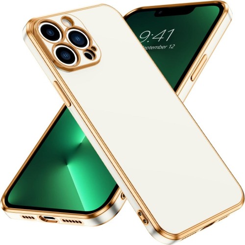 خرید کاور مدل Mycase مناسب برای گوشی موبایل اپل Iphone 13 ProMax رنگ سفید با بهترین کیفیت و بهترین قیمت