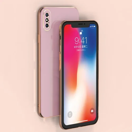 قاب تیک لایف مدل Mycase مناسب برای گوشی موبایل اپل Iphone XS Max رنگ بنفش با بهترین کیفیت و بهترین قیمت