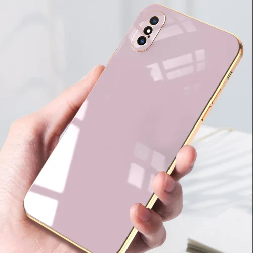 خرید قاب تیک لایف مدل Mycase مناسب برای گوشی موبایل اپل Iphone XS Max رنگ بنفش با بهترین کیفیت و بهترین قیمت