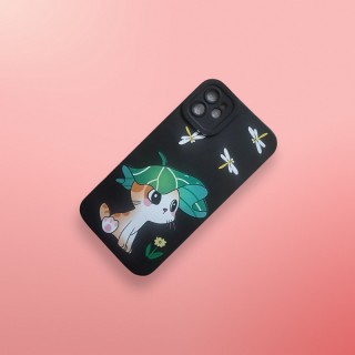 کاور تیک لایف مدل سیلیکونی طرحدار ( داخل مخمل ) مناسب برای گوشی موبایل اپل Iphone 11