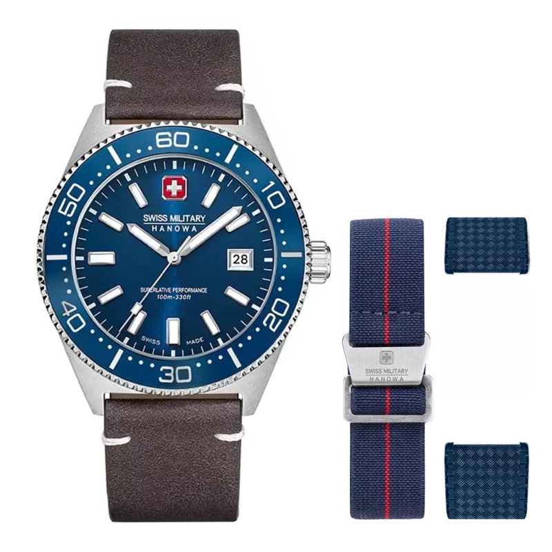 ساعت مردانه سوئیس میلیتاری مدل SMWGB0004902SET