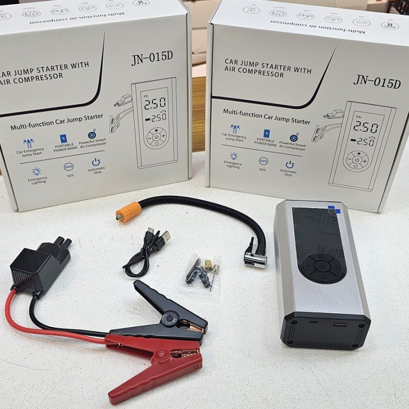 پمپ باد اتوماتیک همراه با جامپ استارتر