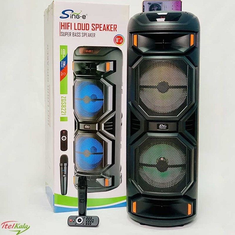 اسپیکر شارژی  برند sing-e مدلZQS8221