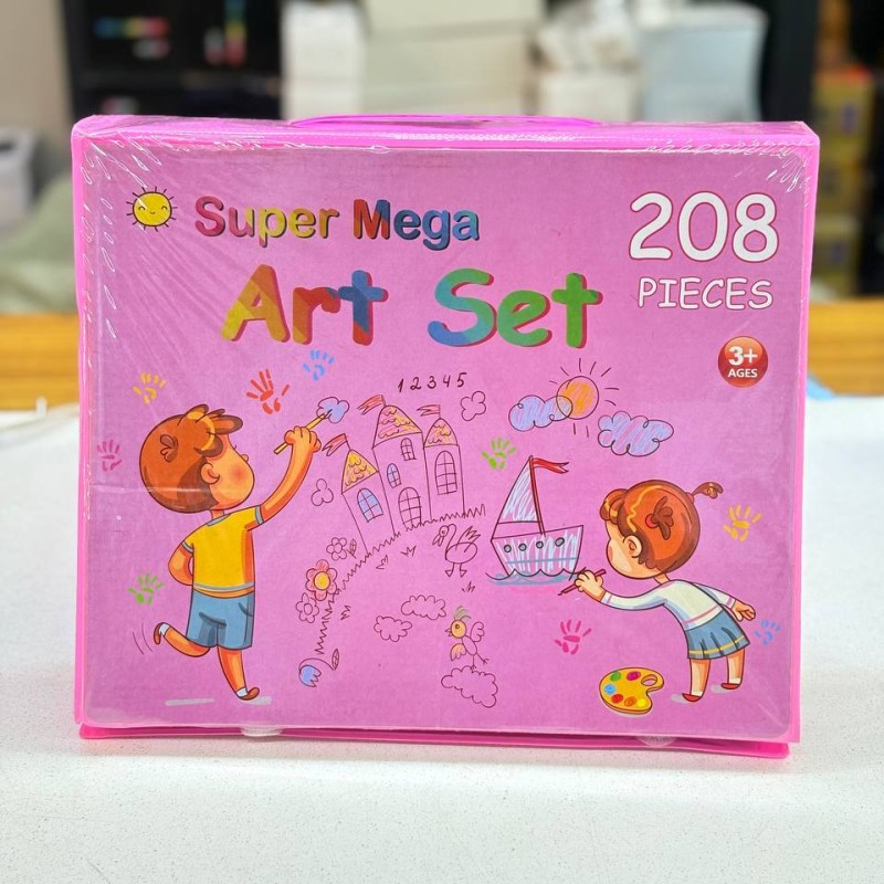 باکس نقاشی 208 عدد سوپر مگا