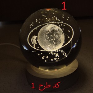 گوی کریستال چراغ دار LED