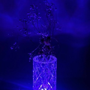 گلدان طرح کریستال مولتی کالر مدل LT_137