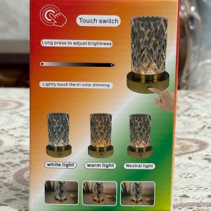 گلدان طرح کریستال مولتی کالر مدل LT_137