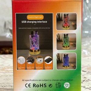 گلدان طرح کریستال مولتی کالر مدل LT_137