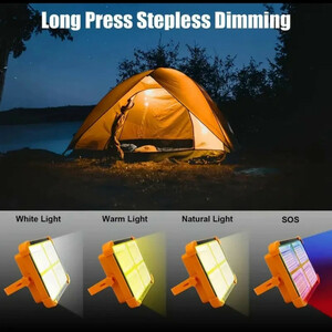 چراغ کمپینگ مدل پنل خورشیدی