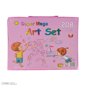 باکس نقاشی 208 عدد سوپر مگا