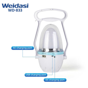 چراغ اضطراری شارژی فانوسی ویداسی مدل WD-833