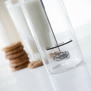 همزن شیر و قهوه شارژی با پارچ پیرکس مدل xy.251