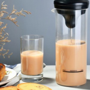 همزن شیر و قهوه شارژی با پارچ پیرکس مدل xy.251