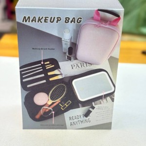 کیف لوازم آرایش آینه دار با LED مدل cosmetic