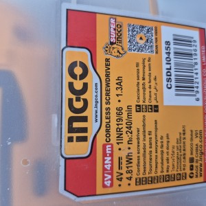 پیچ گوشتی شارژی برندinGCO  مدل CSDLI0458
