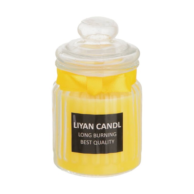 شمع جار معطر لیان کندل رایحه Lemon