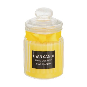 شمع جار معطر لیان کندل رایحه Lemon