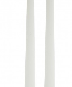 شمع قلمی رنگ سفید بسته دو عددی(ارتفاع 30cm)