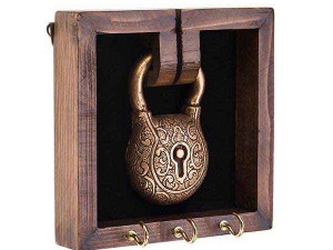 جاکلیدی دیواری طرح قفل دایره ای