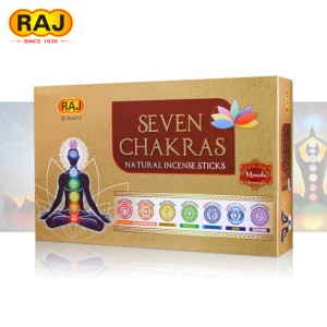 عود دست ساز هفت چاکرا Natural Chakra Collection (هفت بسته عود)