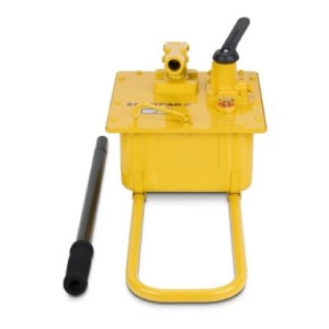 P842, Two Speed, Lightweight Hydraulic Hand Pump, 155 in3 Usable Oil, For use with Double-Acting Cylinders