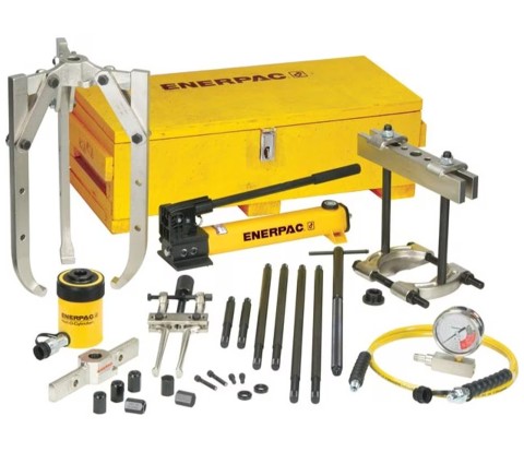 BHP1752, 14 Ton, Hydraulic Master Puller Set with Hand Pump