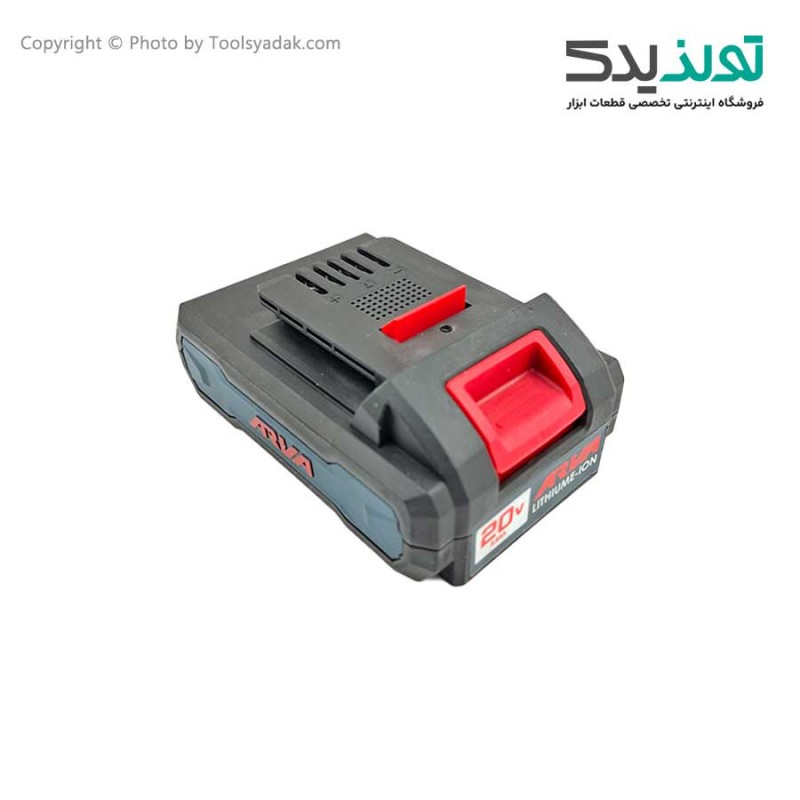 باتری لیتیوم شارژی 20 ولت 2 آمپر آروا مدل 5815