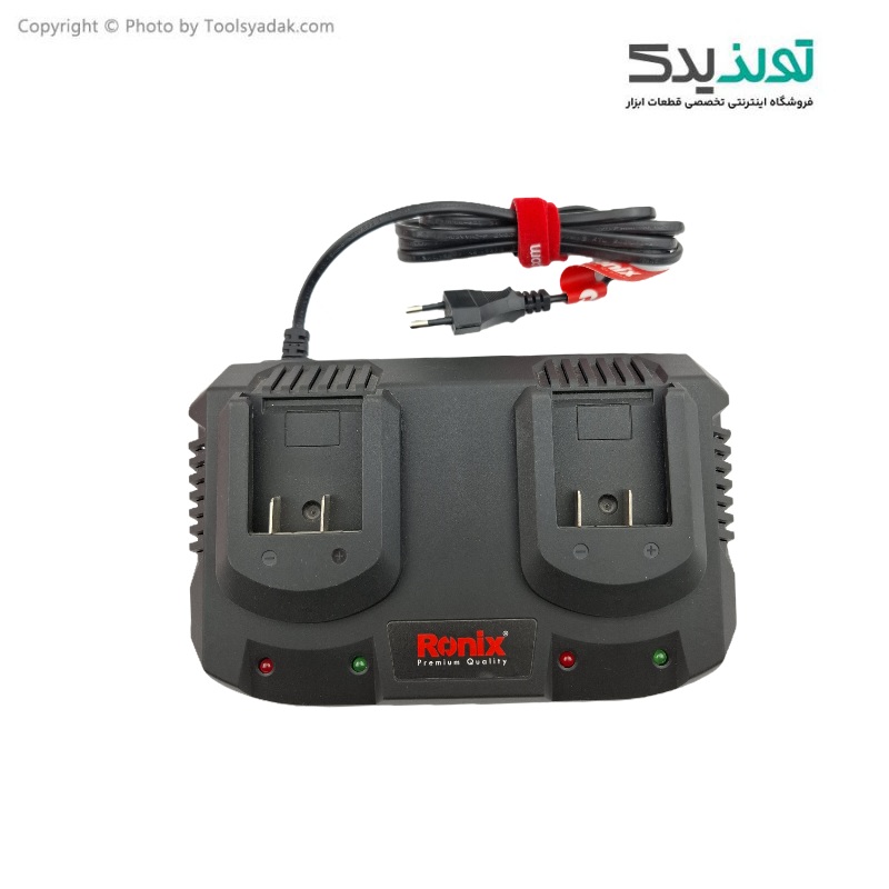فست شارژر 22 ولت دو قلو رونیکس مدل 8994