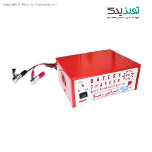 شارژر باتری خودرو ترانس رضا مدل 6-12 ولت 60 وات