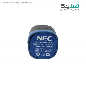 باتری دریل شارژی براشلس ان ای سی مدل  1677 و 1688 NEC