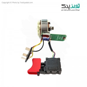 کلید و بورد و موتور کامل دریل شارژی براشلس رونیکس مدل 8661