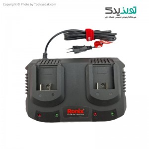 فست شارژر 22 ولت دو قلو رونیکس مدل 8994
