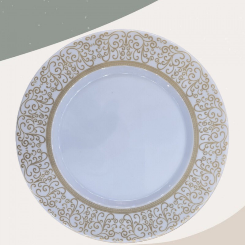 پلوخوری تخت | طرح ترمه سفید |تورزن