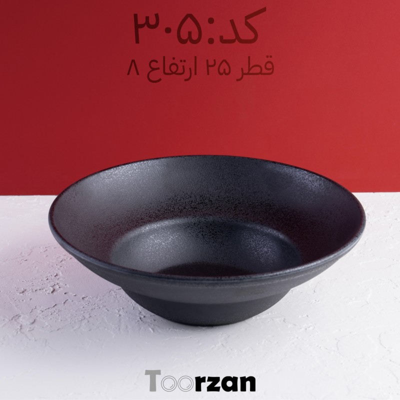 کاسه سالاد سزار و پاستا | قطر ۲۵ ارتفاع ۸ سانت| تورزن.