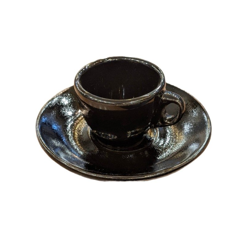 ست 12 پارچه فنجان اسپرسو |مشکی|
