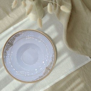 کاسه سالاد سزار زرین | قطر ۲۵ ارتفاع ۸ سانت| تورزن.