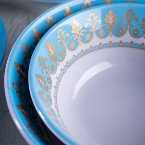 سرویس 41 پارچه شش نفره گرد طرح دنیز