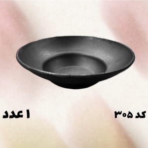 سرویس ۲۶ پارچه شش نفره مشکی مات ملامین تورزن.